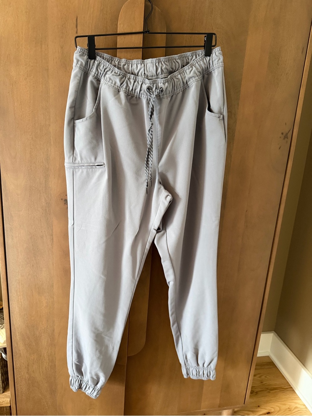 Jaanuu Light Gray Women's Jogger Track Pants